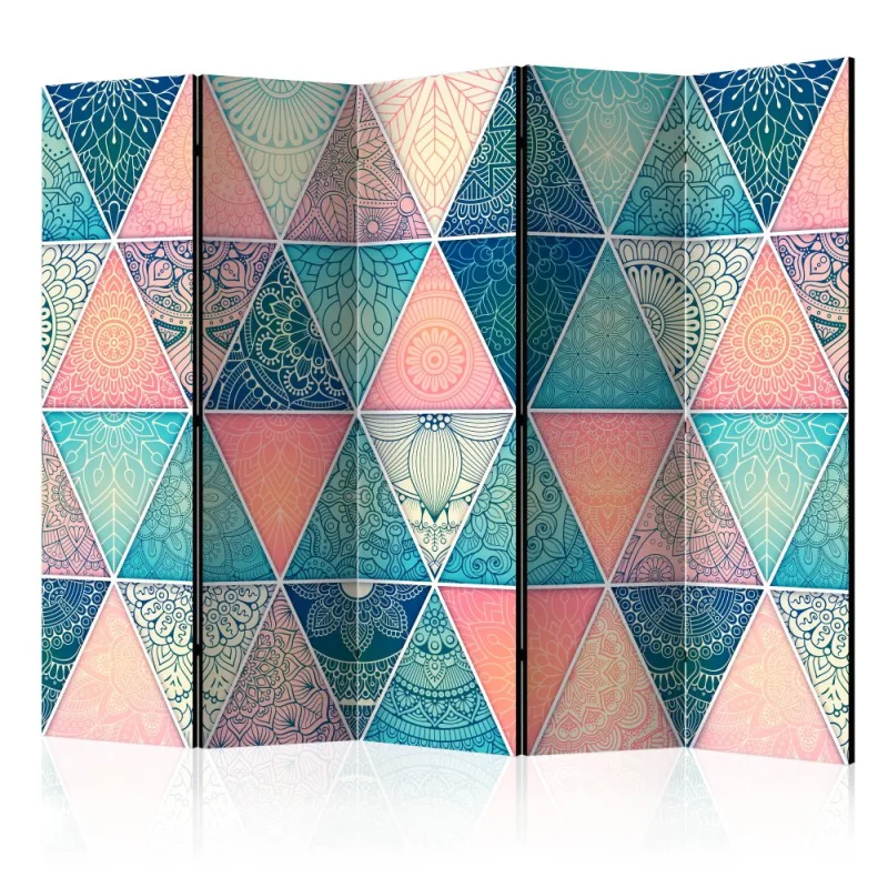 Artgeist Paraván - Oriental Triangles [Room Dividers]