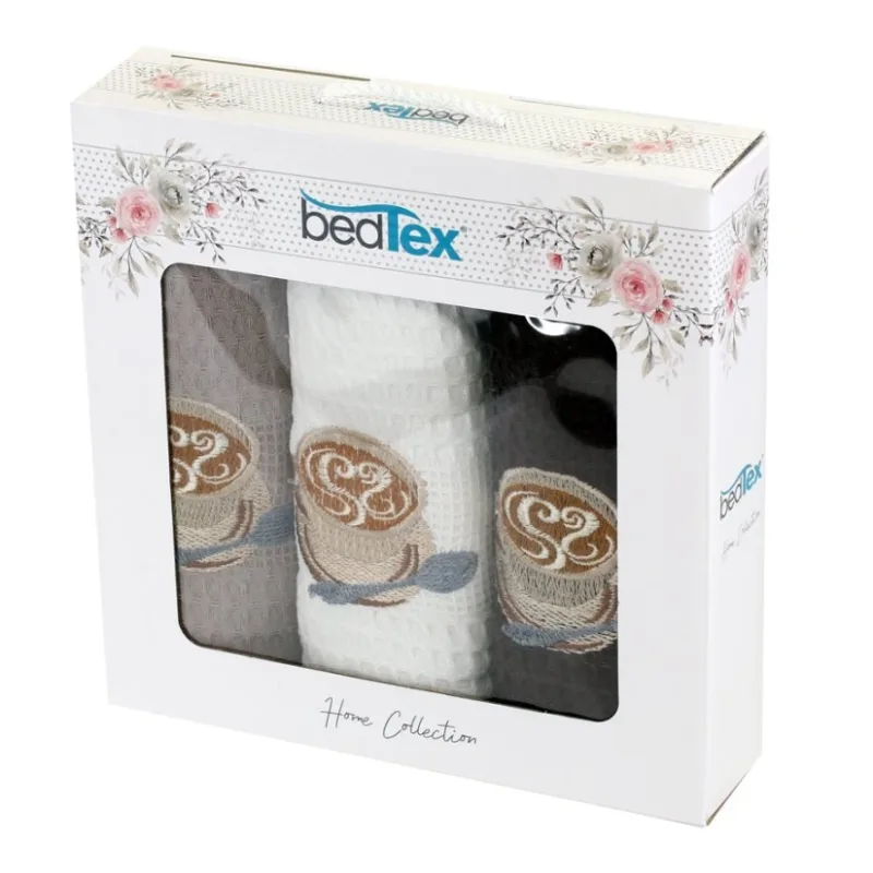 Darčeková sada Vaflových utierok 3 ks Káva s láskou