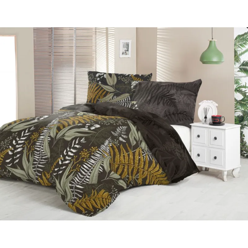 Saténové obliečky LUXURY COLLECTION PAPRADIE 240x200/2x70x90 cm