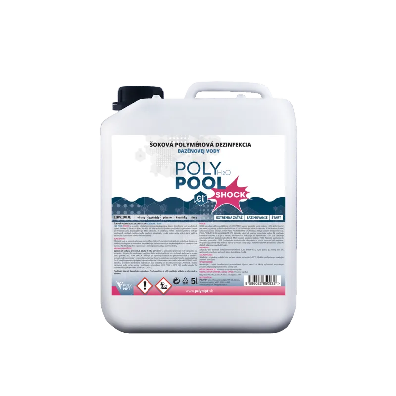 POLY POOL SHOCK šoková dezinfekcia na zazimovanie bazéna bez chlóru, POLYMPT