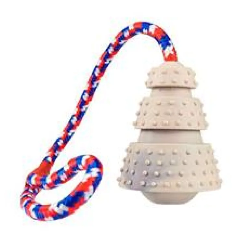 Vrhací kužel z přírodní tvrdé gumy 8/43 cm, na laně, HipHop 1 ks