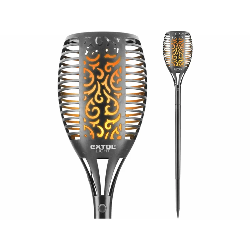 Pochodeň LED solárna, 1W LED, efekt "plameň", EXTOL LIGHT