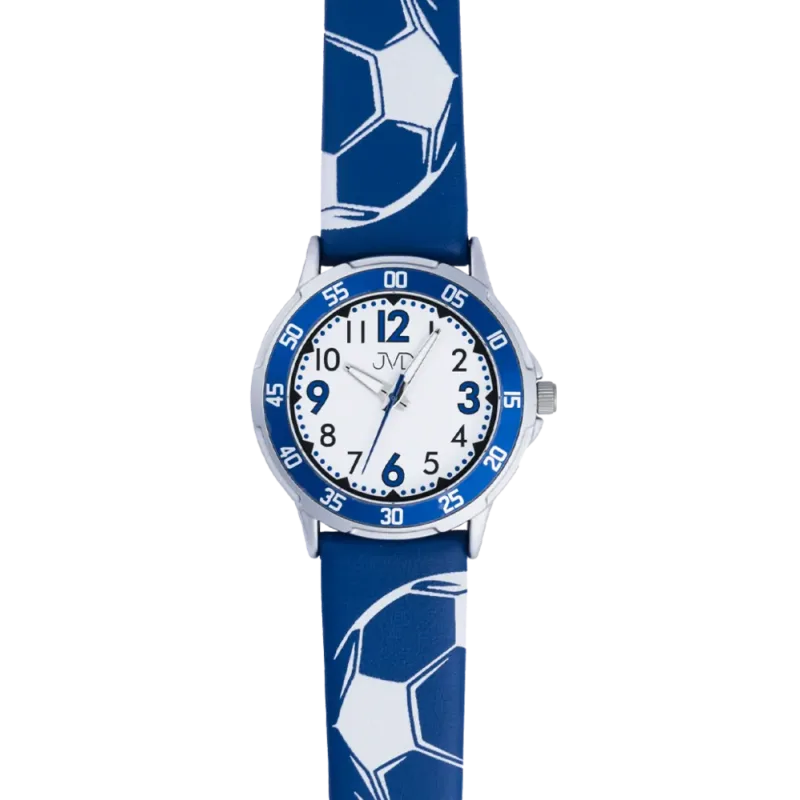 JVD Dětské chlapecké modré hokejové hodinky JVD J7221.1