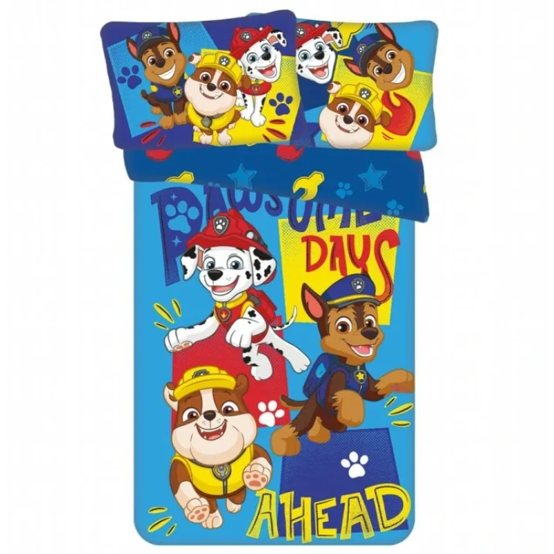 Obliečky do postieľky Paw Patrol 579 baby 100x135, 40x60 cm