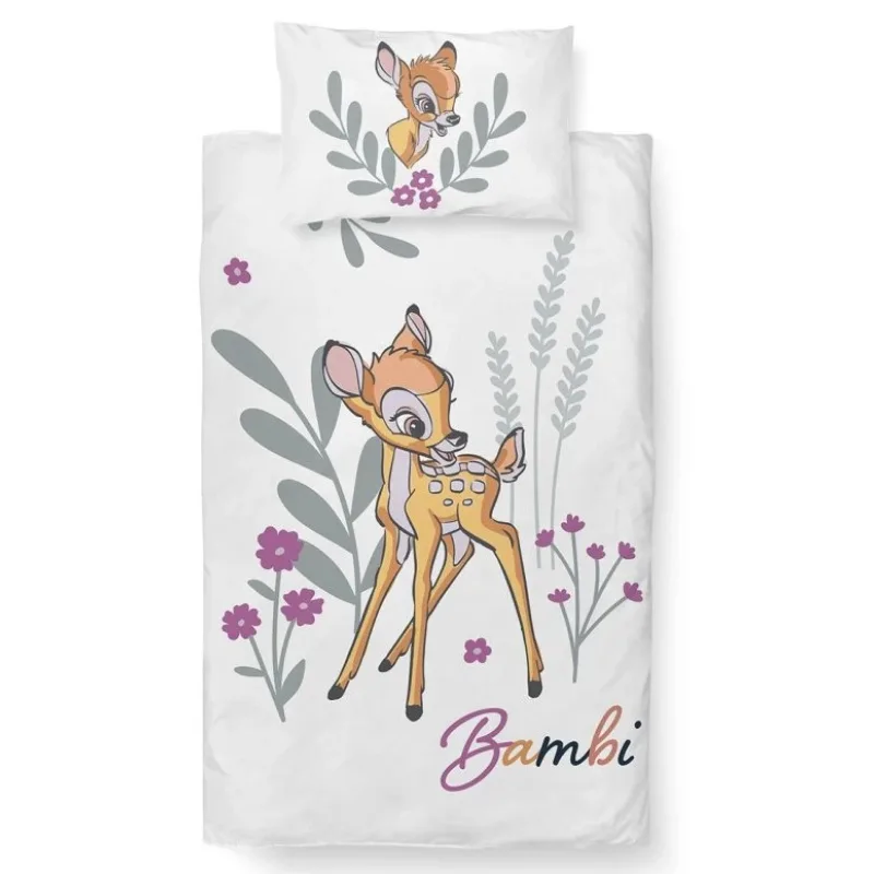 Obliečky do postieľky Bambi Kvetinový Svet 100x135/40x60 cm