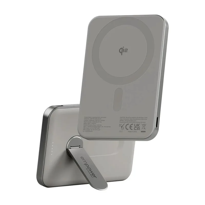 PanzerGlass EMPOWER Wireless Qi2 Powerbank 5.000 mAh with Stand…