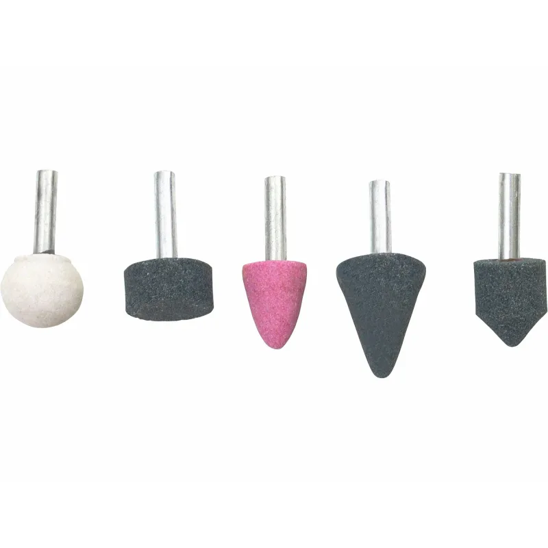 Brúsne telieska, 5-dielna sada, stopka Ø6mm, EXTOL CRAFT