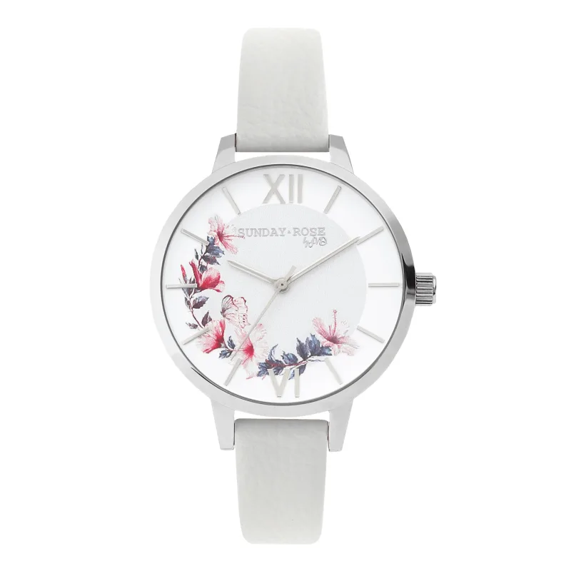 SUNDAY ROSE Dámské luxusní designové hodinky SUNDAY ROSE Spirit WILDFLOWER SUN-S04