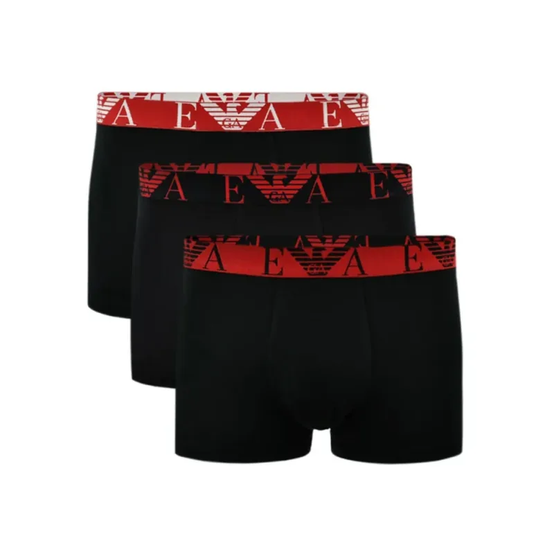 Emporio Armani 111357 4F715 Boxer 3 Pack Black