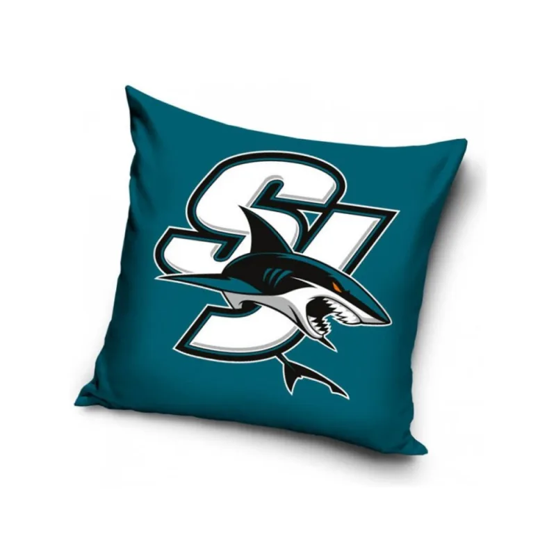 Vankúšik NHL SAN JOSE SHARKS SJ BLUE 40x40 cm