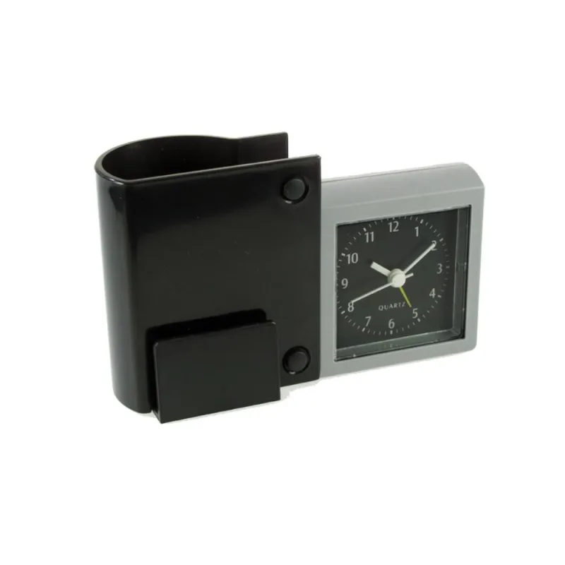 MPM Černý plastový budík MPM C01.2819