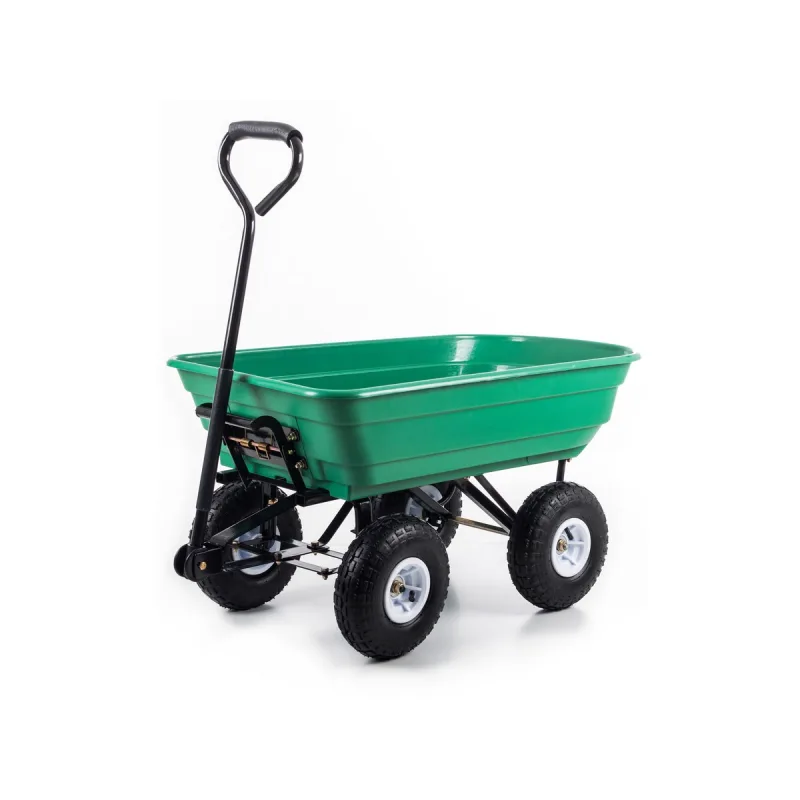 Záhradný vozík GA 90, objem 90L, nosnosť 130kg, 4 kolesá