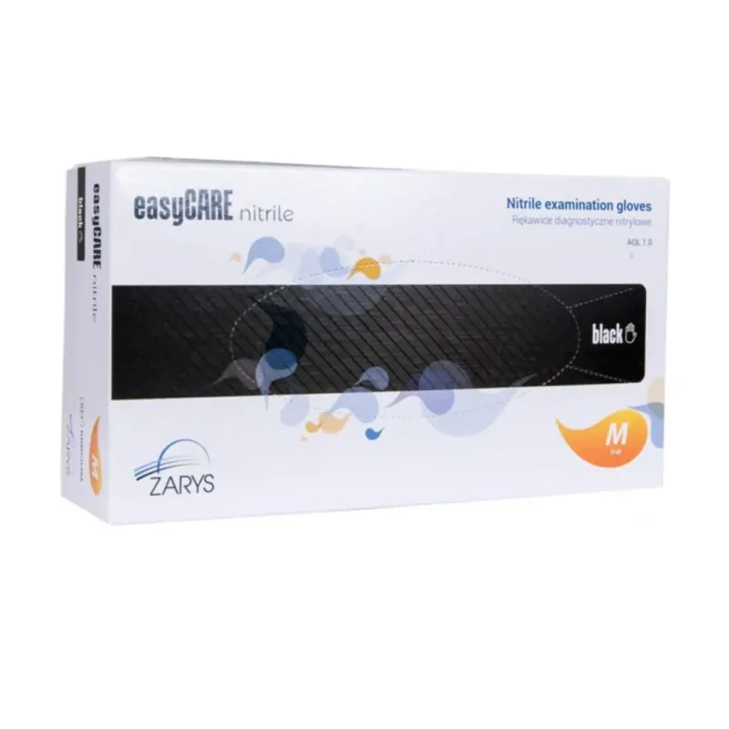 Zarys easyCare NITEASY PF rukavice bez púdru čierne 100 KS