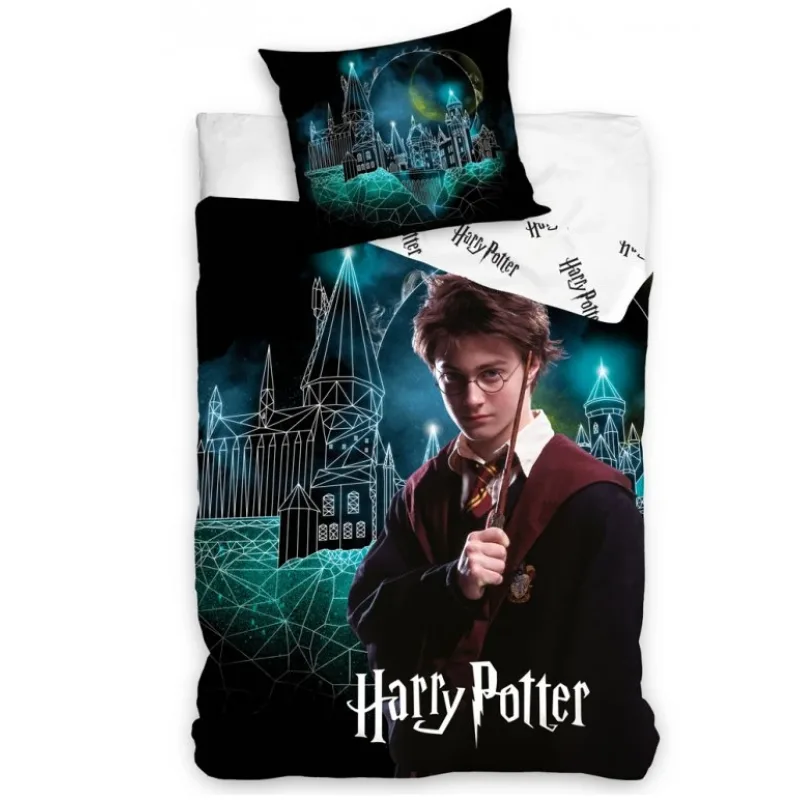 Detské obliečky Harry Potter – Čarovné Rokfort 140x200/70x90 cm