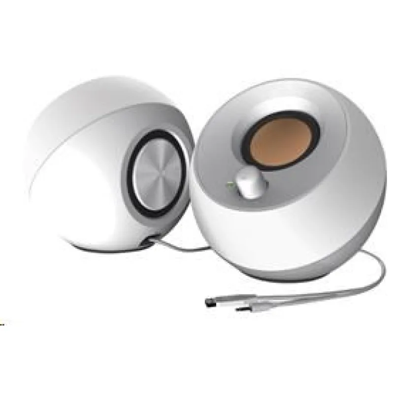 BAZAR - Creative repro Pebble - mobilní reproduktor - bílý - Poškozený…