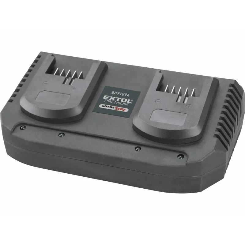 Nabíjačka akumulátorov Share20V, 2x3,5A, EXTOL PREMIUM