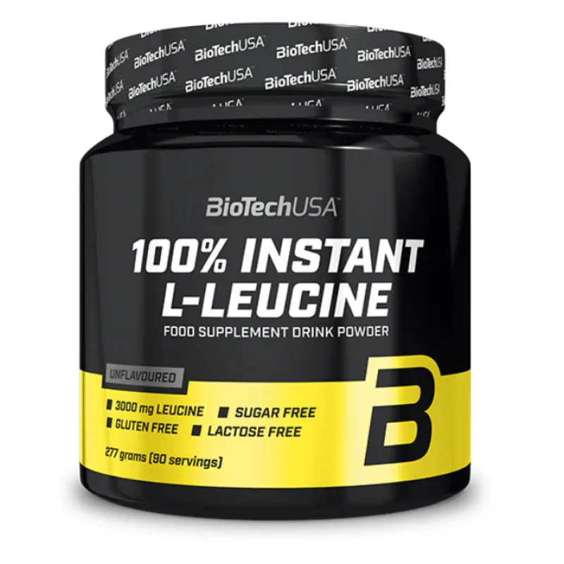 100% Instant L-Leucine - 277 g - BioTech USA Príchuť: Natural - Bez príchute