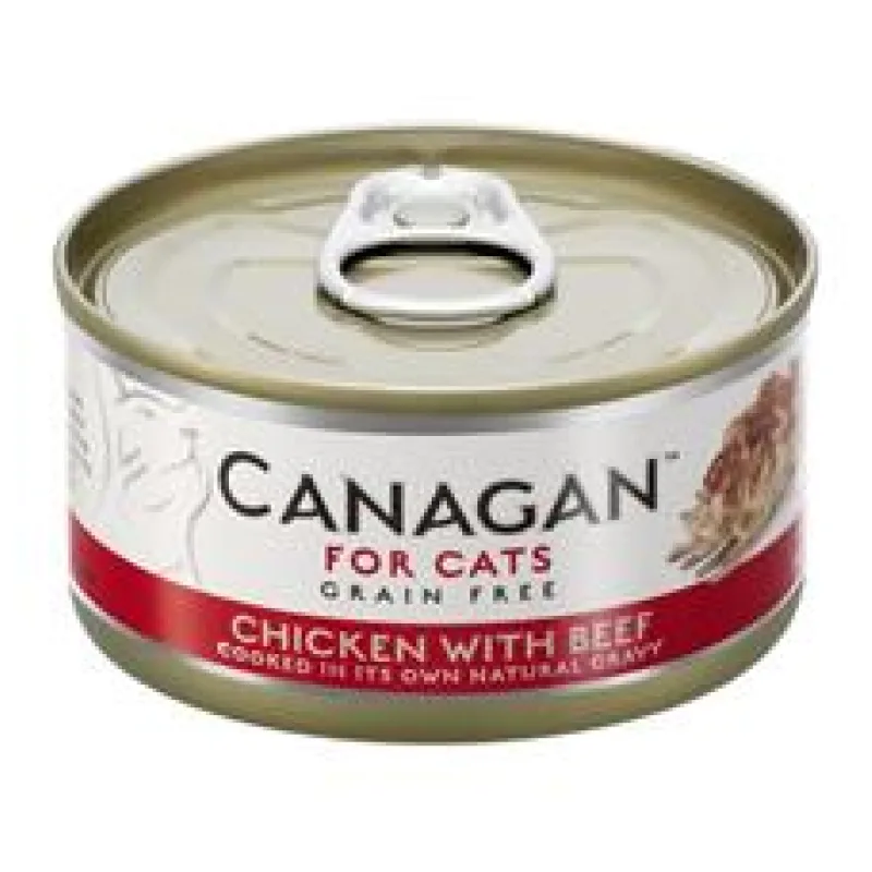 Canagan Cat konz. - Kuře s hovězím 75 g