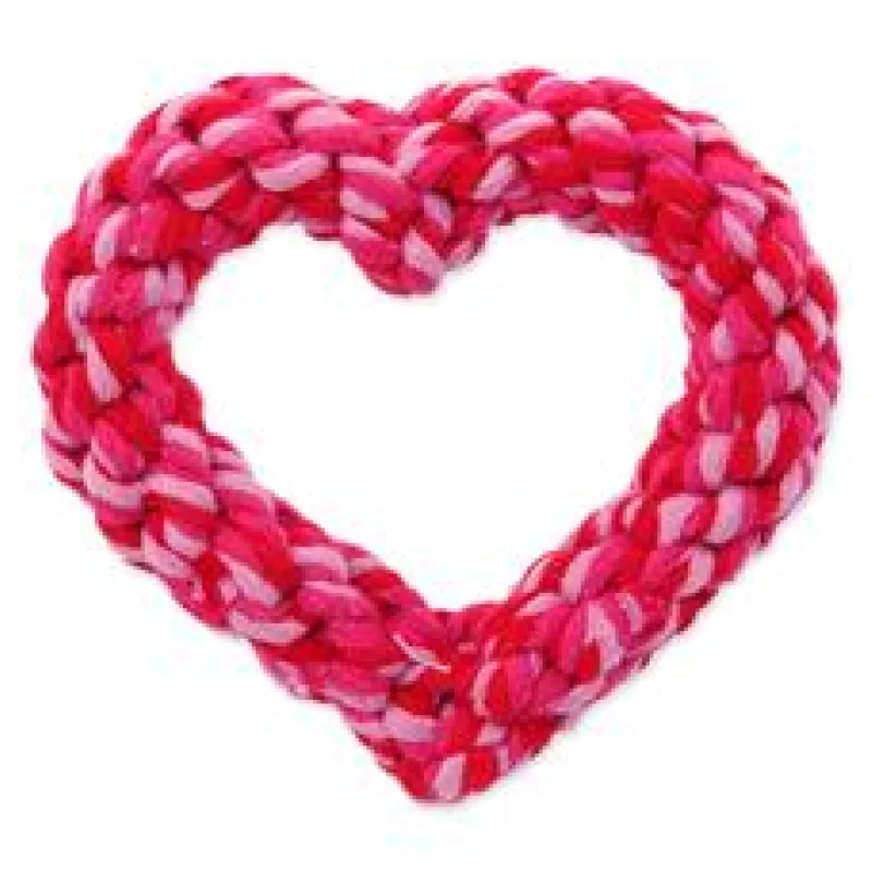 Hračka DOG FANTASY srdce 11 cm