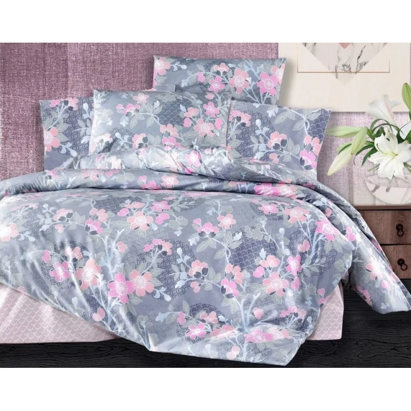 Bavlnené obliečky Sarah pink 220x240/2x70x90 cm