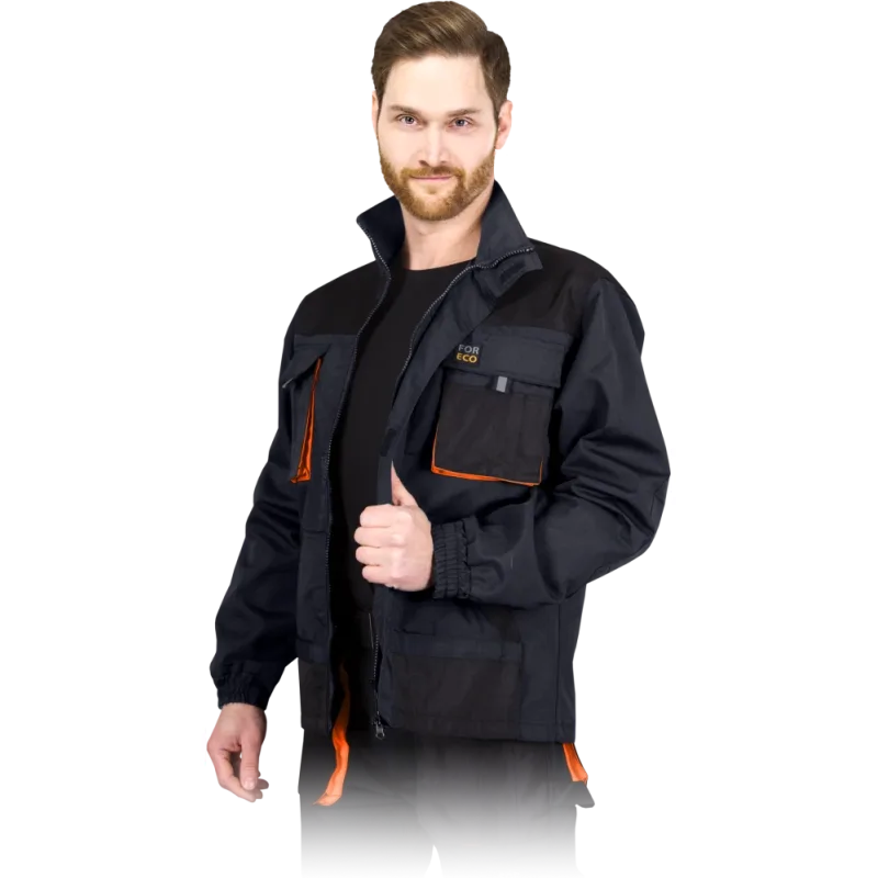 Reis FORECO JSB pracovná blúza black/orange M-3XL