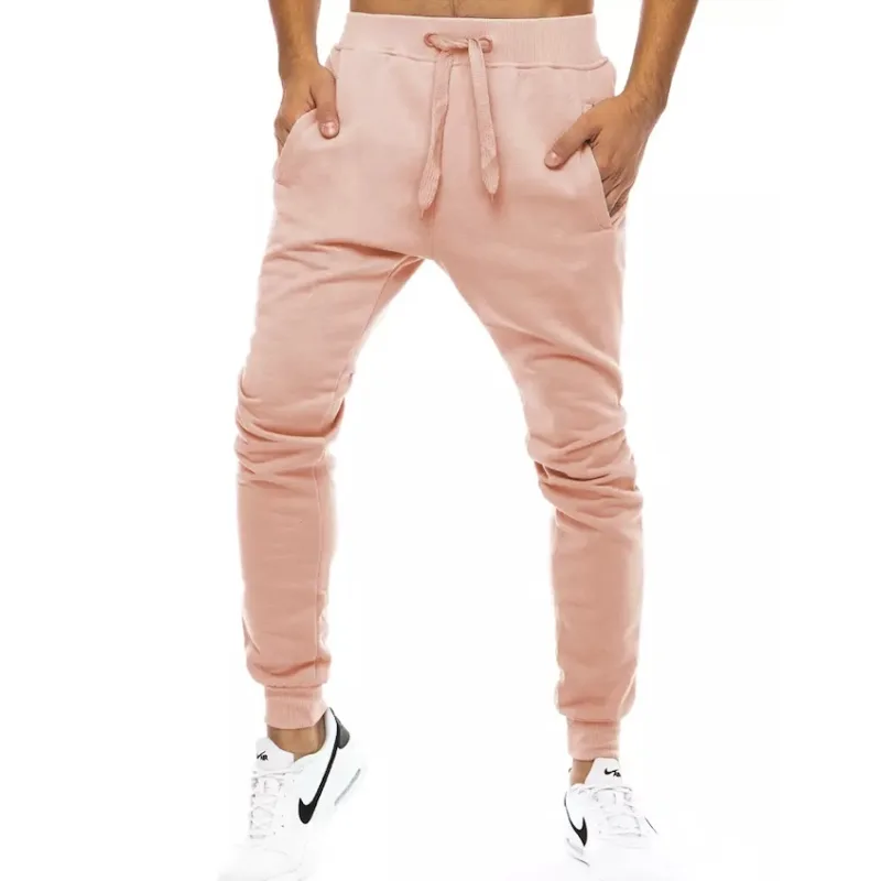 Pánske tepláky ružové Dstreet UX3452 XL