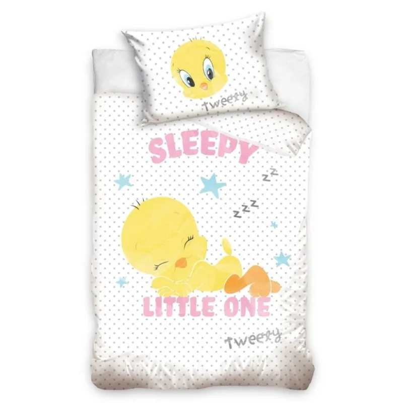 Obliečky do postieľky Malý Tweety 100x135/40x60 cm