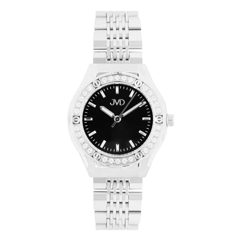 JVD Dámské stříbrné designové hodinky JVD JZ214.3