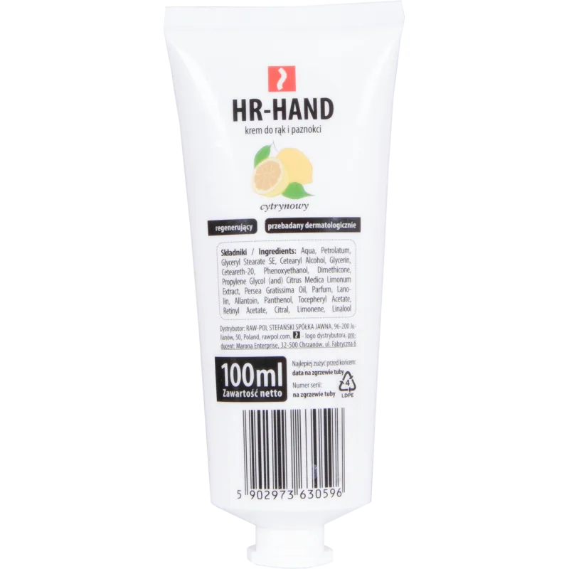 Reis HR HAND CYT Krém na ruky Citrón 100 ml