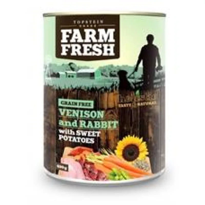 Farm Fresh Venison & Rabbit with Sweet Potatoes 400g - exp. 05/25 - 2 ks skladem