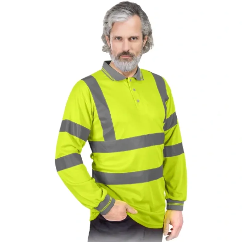 Reis POLO FLUO Y výstražné tričko žlté