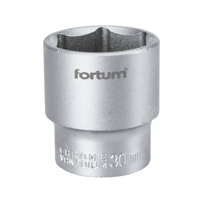Kľúč nástrčný, 30mm, 1/2”, FORTUM