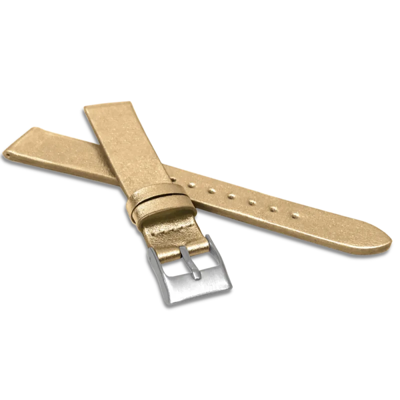 MINET Zlatý řemínek z luxusní kůže Top Grain - 16 MSSUX16