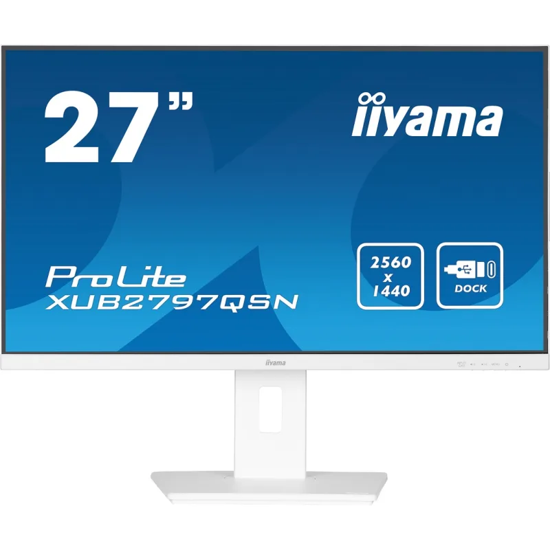 iiyama ProLite/ XUB2797QSN-W2/ 27"/ IPS/ QHD/ 100Hz/ 1ms/ White/ 3R…
