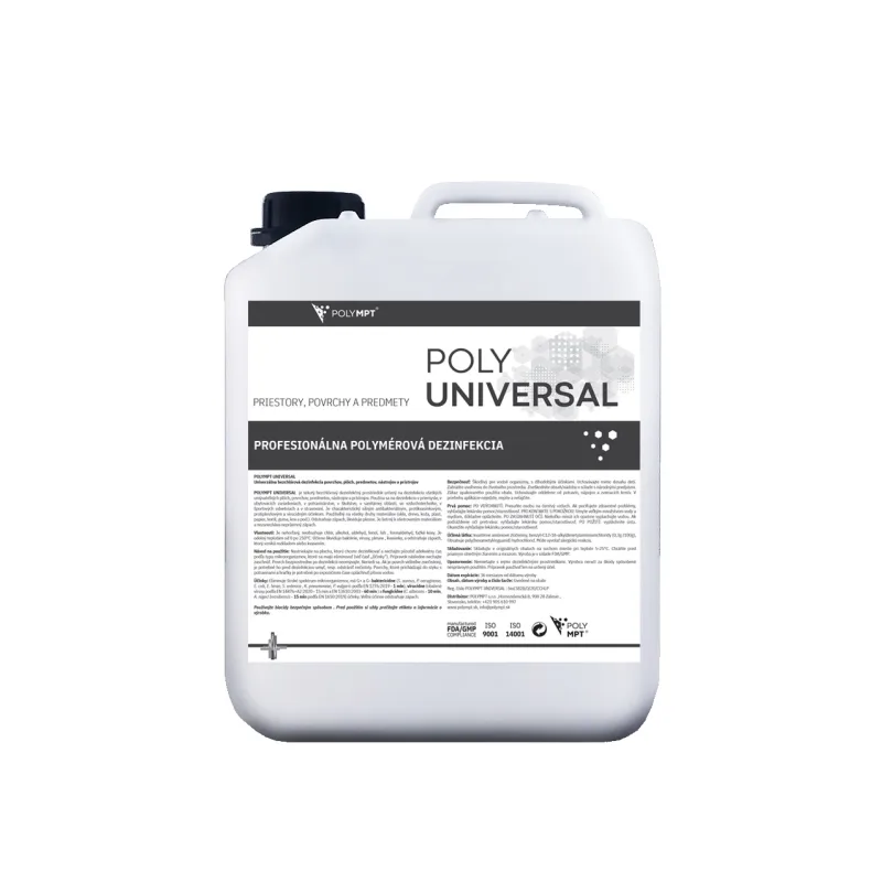 POLY UNIVERSAL dezinfekcia povrchov – dlhodobá ochrana bez chlóru, POLYMPT