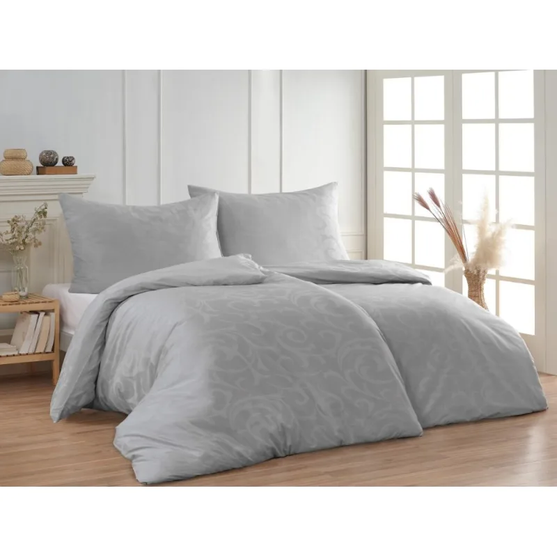 Matejovský DAMAŠKOVÉ obliečky Lolita Svetlo sivá 70x90 cm