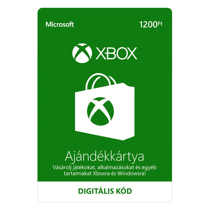 ESD XBOX - Dárková karta Xbox 1200 HUF ESD_K4W-03492