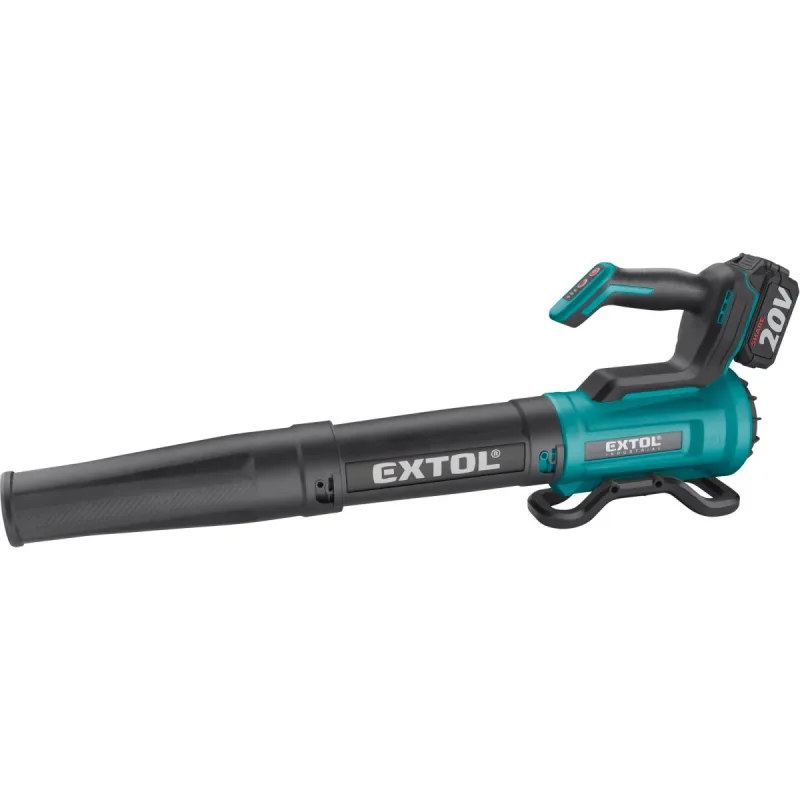 Fukár záhradný aku Share20V, 1x 4Ah, 52m/s, bezuhlíkový motor, EXTOL INDUSTRIAL