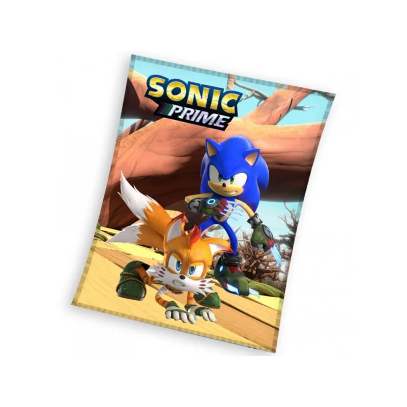 Detská deka Ježko Sonic a Tails 130x170 cm