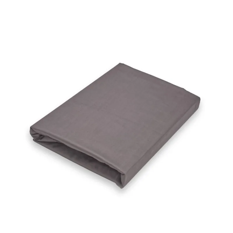 Napínacie saténové prestieradlo antracitové 200x220 cm