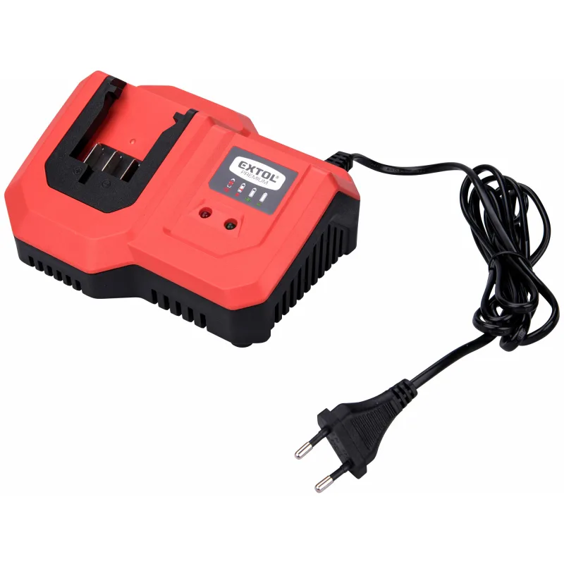 Nabíjačka akumulátorov Garden 20V/4,5A, pre záhradné aku náradie, EXTOL PREMIUM