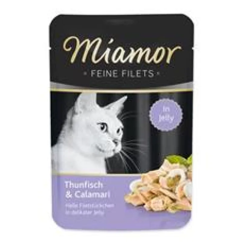 Miamor Cat Filet Kapsa Tuňák+Kalamáry 100 g