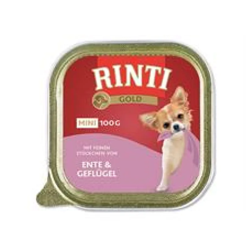 Vanička RINTI Gold mini kachna + drůbež 100 g