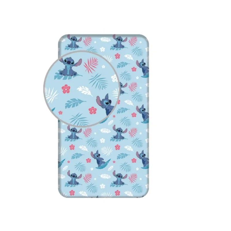 Jerry Fabrics Plachta Lilo and Stitch Blue ,90x200 cm