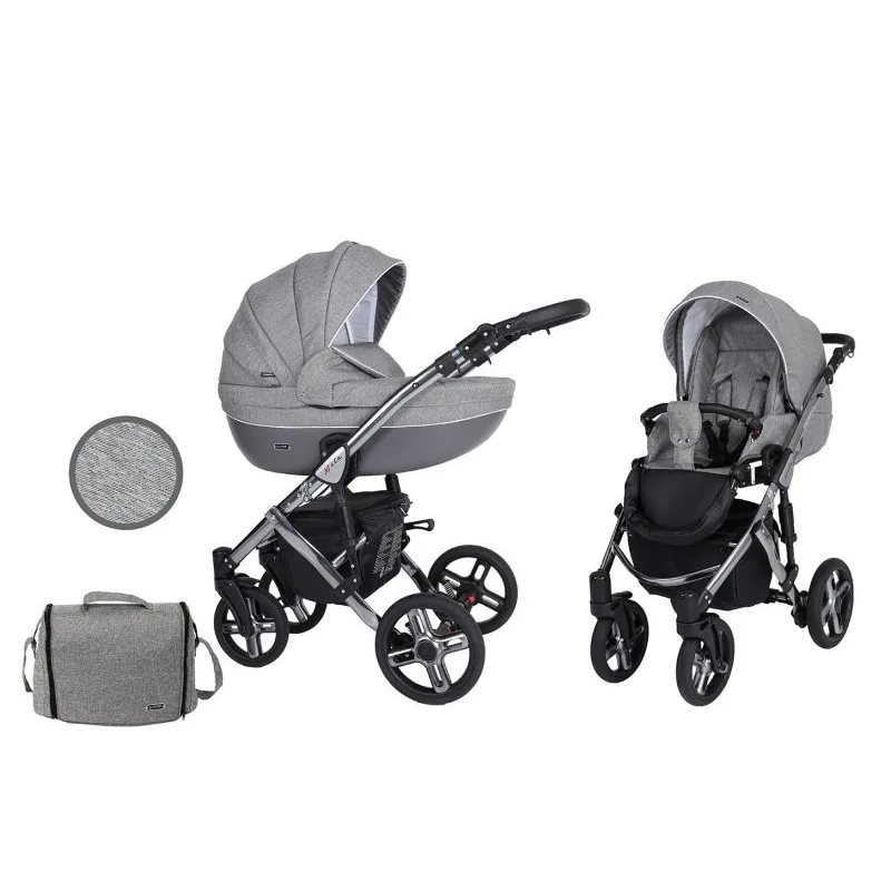 Kočík Kunert Mila Premium graphite frame 2v1 - 08