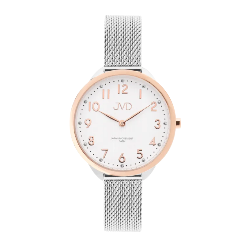 JVD Dámské rosegold náramkové hodinky JVD J4191.5