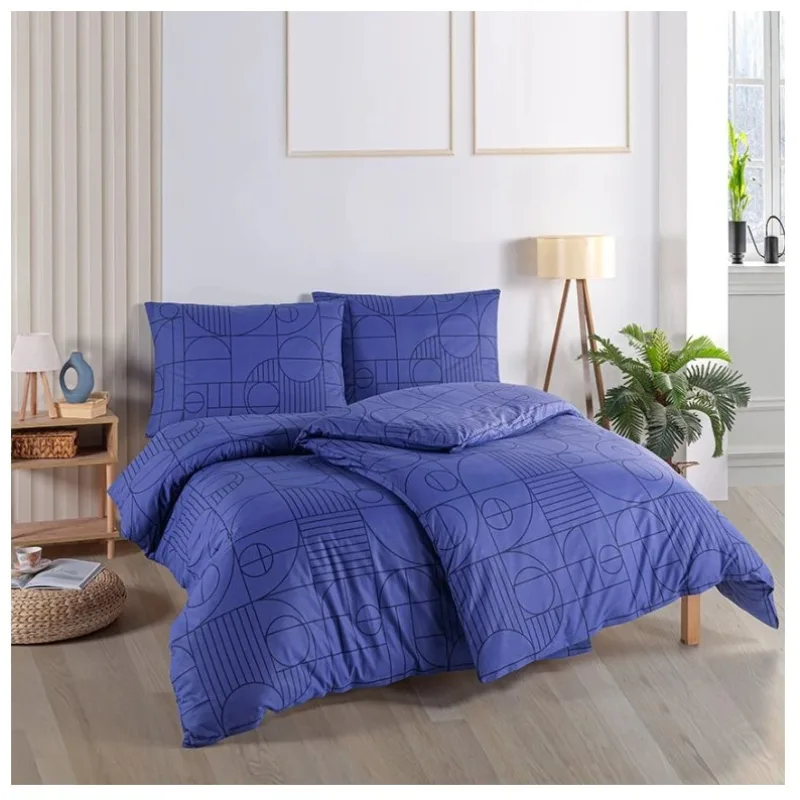 Bavlnené obliečky Geo Future Dusk 200x220/2x70x90 cm