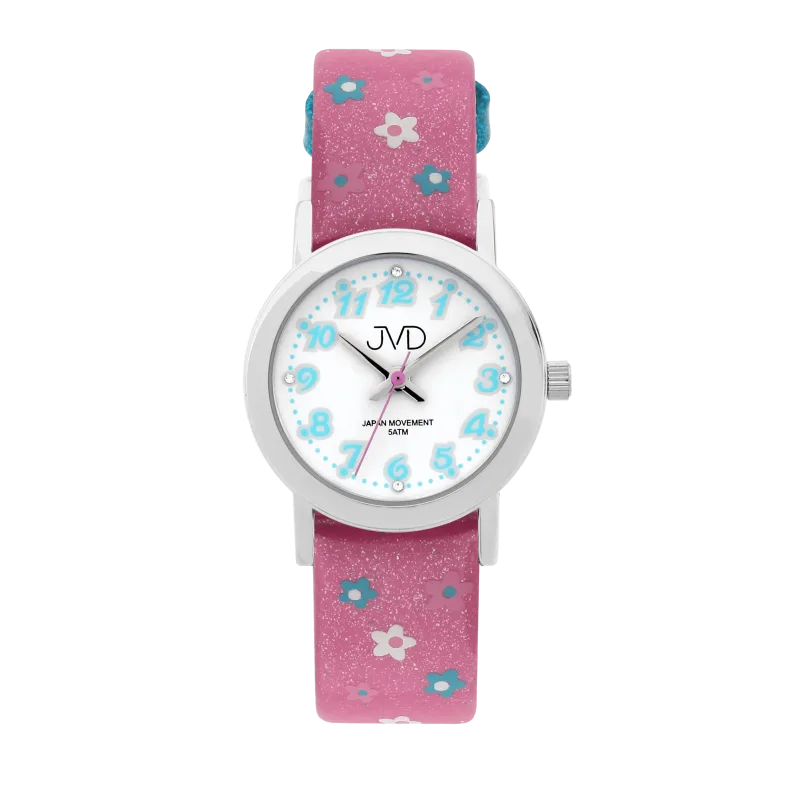 Dívčí dětské barevné náramkové hodinky JVD J7197.2