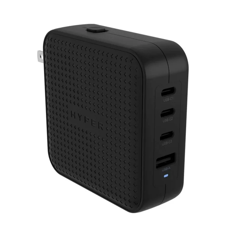 Hyper HyperJuice 100W USB-C GaN Travel Charger - Black HJ1002BKWWGL