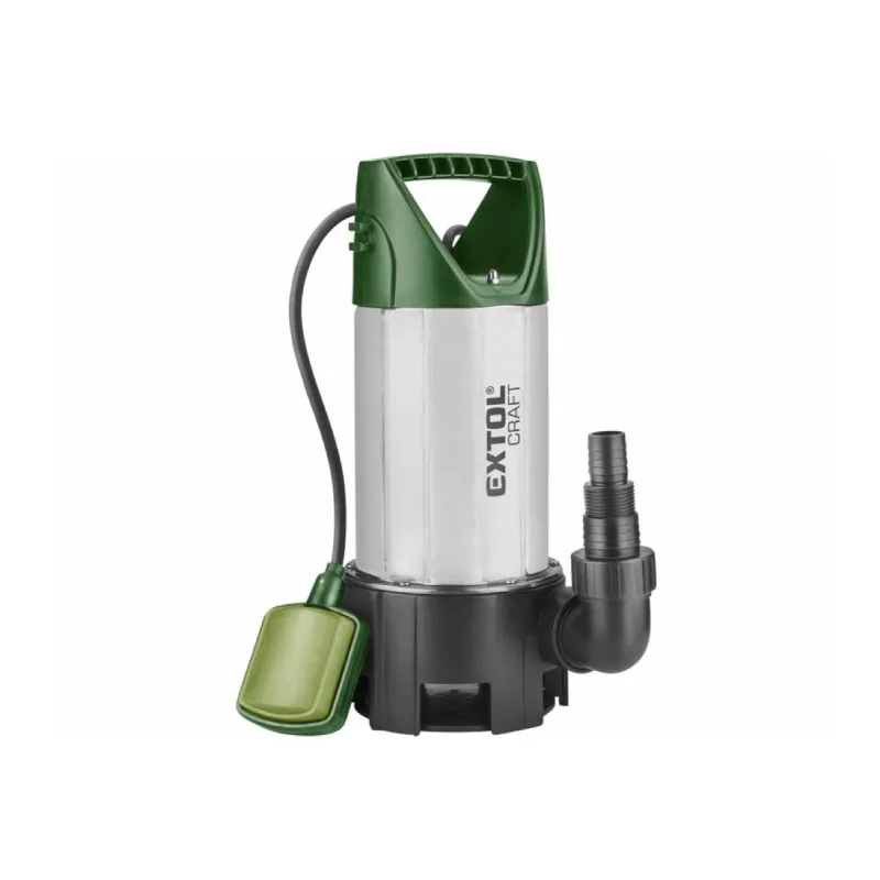Čerpadlo ponorné antikorové, 1100W, max. 15000l/hod, max. výtlak 10m, EXTOL CRAFT